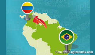 Resultado de imagen para colombia y brasil mapas