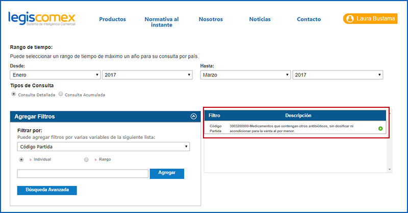 LegisComex. Sistema De Inteligencia Comercial.