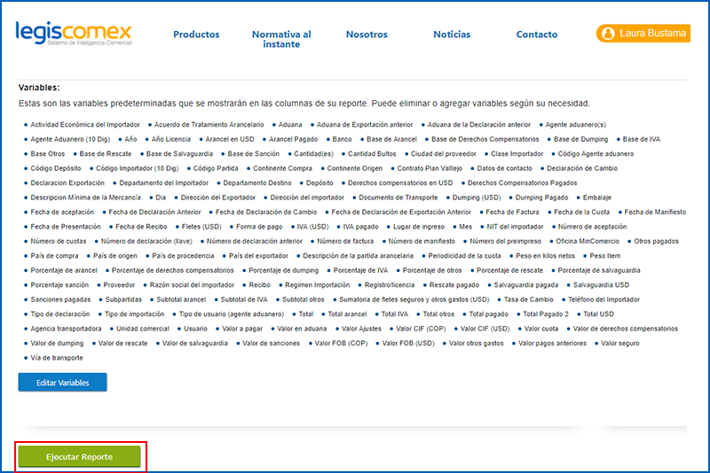 LegisComex. Sistema De Inteligencia Comercial.